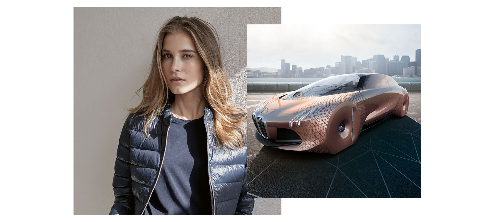 BMW Collection ontmoet BMW Concept Car Vision Next 100. BMW Collection ontmoet BMW Concept Car Vision Next 100.